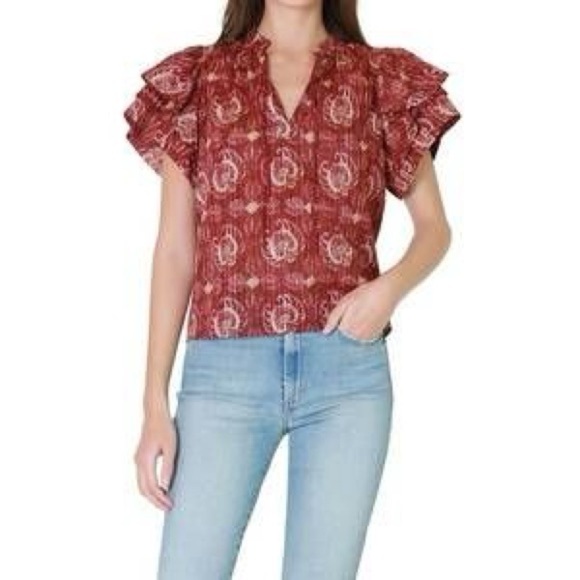 Ulla Johnson Lilli Top in Amaranthus size 4 - Picture 16 of 16